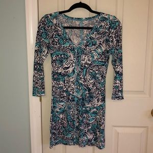 Lilly Pulitzer Juliet Cotton V-Neck Dress